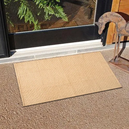Vista 15 de Light & Pro Alfombra de yute, 2 x 3, natural, hecha a mano, trenzada, reversible, alfombra rústica
