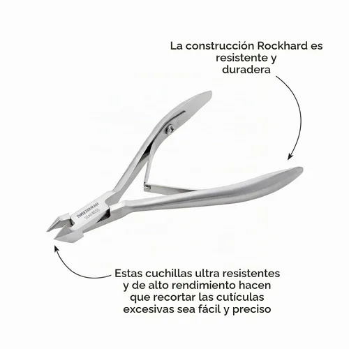 Vista 3 de Tenaza Tweezerman inoxidable, cutícula , Acero inoxidable