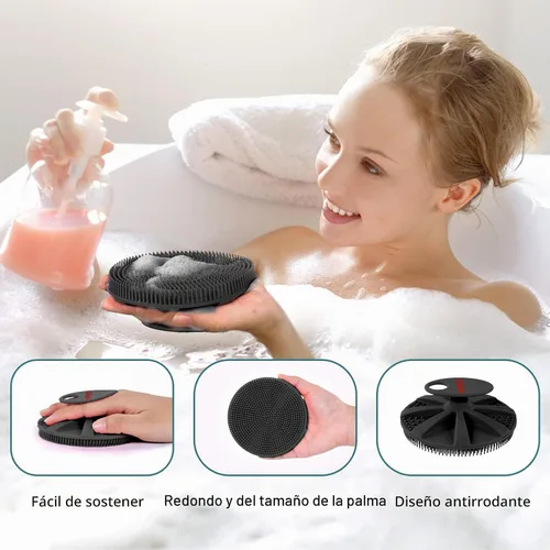 Vista 2 de INNERNEED Cepillo de ducha de silicona suave de grado alimenticio
