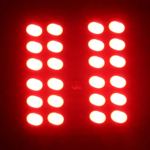Vista 7 de YM E-Bright – 1 juego (2 unidades) de luces LED RGB 5050 24SMD para auto, panel de domo, control remoto, lámpara LED colorida DC 12V con adaptadores