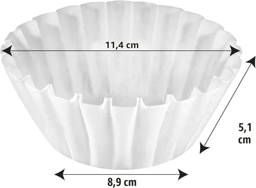 Vista 3 de Amazon Basics Filtros de café para cafeteras de 1 a 4 tazas, color blanco, 200