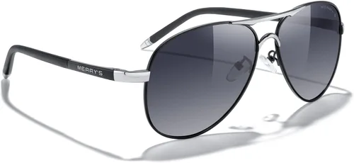 Vista 60 de MERRY'S, UV400 S8513, gafas de sol polarizadas para conducir, marco irrompible, para hombre.