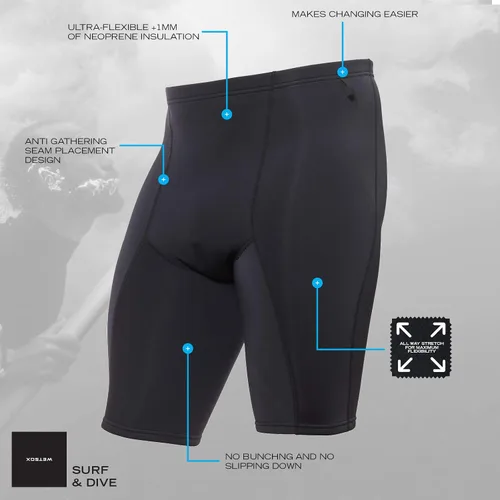 Vista 3 de Wetsox Capa base de traje de neopreno, flexible, multitemporada, multiuso, cómodo, ligero, de secado rápido, aislamiento de 0.039 pulgadas