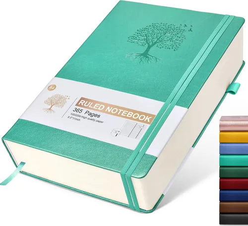 Vista 44 de Ansopu Cuaderno de puntos, 360 páginas numeradas, cuadrícula de puntos, de 8.5 x 11 pulgadas, papel de punto de 3.53 oz/m², tapa dura gruesa