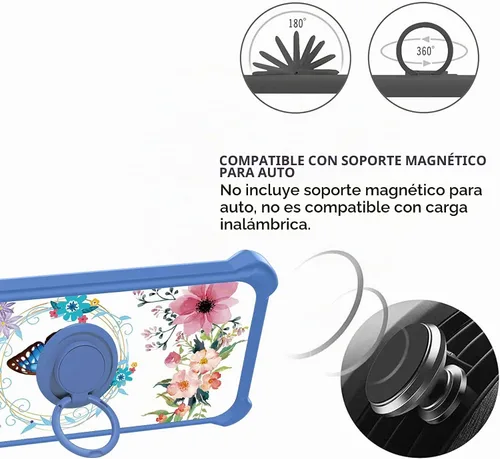 Vista 4 de jioeuinly HotPepper Chilaca HPPL60A - Funda compatible con Hot Pepper Chilaca Plus HPPL60A [con protector de pantalla de vidrio templado]