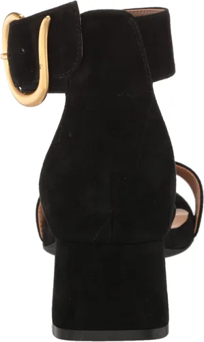 Vista 3 de Aerosoles Sandalia de tacón elegante para mujer, Gamuza negra