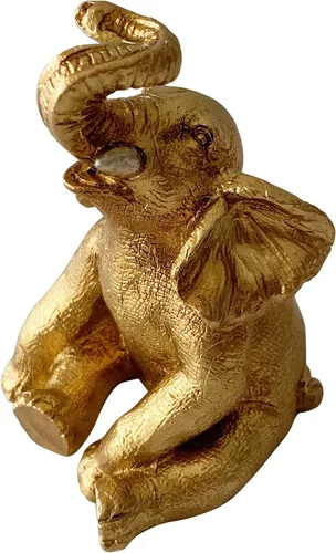 Vista 7 de Estatua de pájaro dorado, figura de animal, decoración del hogar, escultura de pájaro para estantería de escritorio de oficina en casa