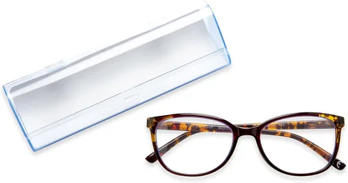 Vista 6 de Foster Grant Karleen Pop of Power - Gafas de lectura estilo bifocal, luz azul, ojo de gato