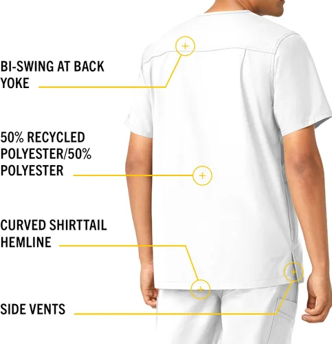 Vista 4 de Carhartt Camiseta con cuello en V Force para mujer y hombre