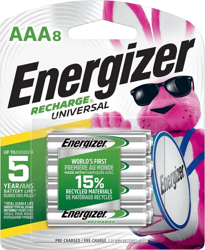 Vista 2 de Energizer Paquete de baterías recargables AAA y AA (8 unidades)