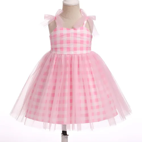 Vista 7 de Vestido tutú para niña, sin mangas, fruncido, vestido de verano con lentejuelas brillantes, lunares, estrellas, princesa, vestido de tul
