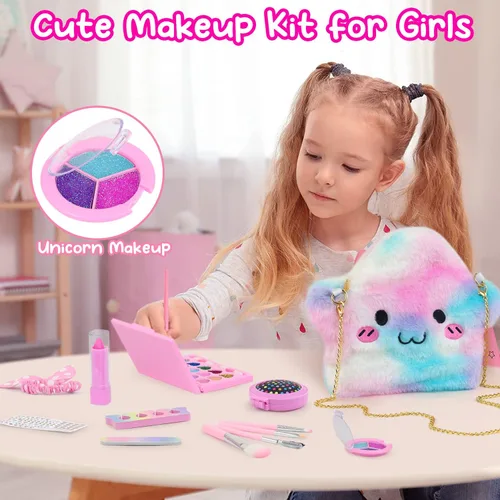 Vista 5 de UNICORN ELEMENT 15 Piezas Accesorios para Muñecas de 18 Pulgadas - Vestido con Set de Maquillaje para Muñecas Generation - Ropa y Accesorios