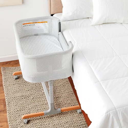 Vista 7 de Skip Hop Cuna para bebé, Cozy Up 2 en 1 cama y moisés, gris