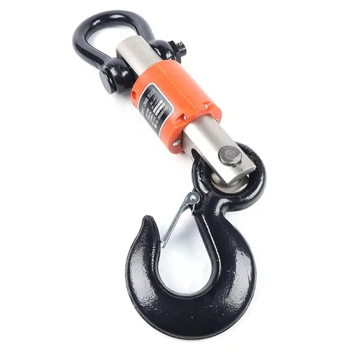 Vista 5 de Báscula colgante industrial resistente 10T, escala industrial de grúa de 22000 libras con medidor de mano, báscula colgante electrónica con gancho
