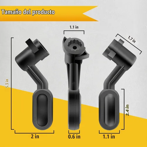 Vista 6 de HASMX 5140117-78 - Mango biselado de sierra de mesa de repuesto para Dewalt DW745, DWE7480, números de pieza 5140117-78, 5140032-55, 514011778