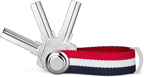 Vista 8 de Llavero compacto - Elegante y práctico organizador de llaves de bolsillo con mecanismo de bloqueo seguro. (negro)