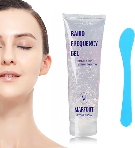Vista 7 de Combinación de gel refrescante y lubricante con depilación y máquina facial de belleza o cara de microcorriente para mujeres y hombres en la cara