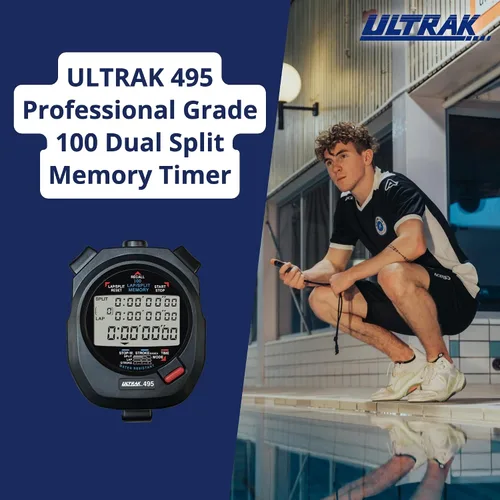 Vista 2 de Ultrak 100 Cronómetro con memoria para vueltas de carrera