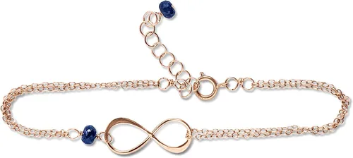Vista 60 de Pulsera con dije de infinito con piedra natal, joyería hecha a mano, regalo para ella