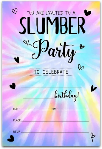 Vista 9 de Invitaciones de fiesta de cumpleaños de arcoíris rosa, suministros de fiesta de arcoíris bohemios, rellena las invitaciones de fiesta de cumpleaños