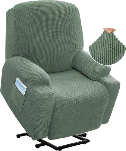 Vista 14 de H.VERSAILTEX - Funda elástica para sofá reclinable, funda para silla reclinable eléctrica de elevación de potencia, funda para silla reclinable