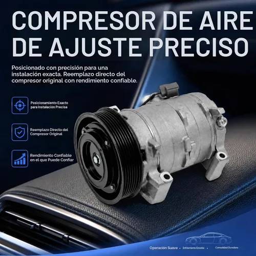 Vista 4 de Compresor de A/C con embrague para 2003 2004 2005 2006 2007 para Honda Accord 4cyl 2.4L, CO 28003C AC compresor de aire y embrague de A/C apto