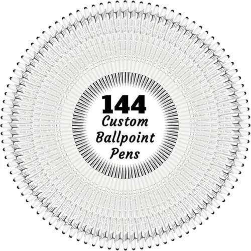 Vista 79 de 12 bolígrafos personalizados a granel, bolígrafos personalizados con grabado personalizado con nombre o texto, regalo ideal de aniversario