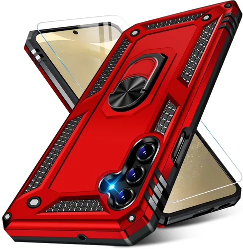 Vista 70 de Funda para Samsung Galaxy S21 5G resistente con protector de pantalla integrado, armadura dura, funda anticaída militar para Samsung S21 5G 6.2 2021