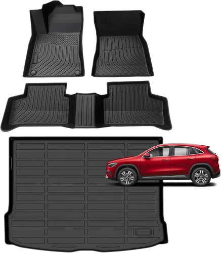 Vista 39 de Alfombrillas para Jeep Compass 2007-2016/2007-2016 Jeep Patriot/Dodge Caliber 2007-2012 para todo tipo de clima con forro de carga para automóvil