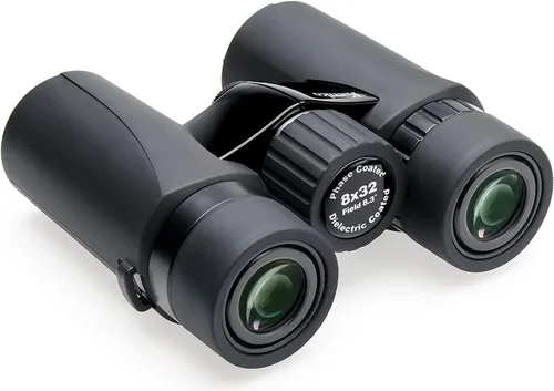 Vista 10 de Kenko Binocular compacto Ultraview EX Compact 8x32, prisma de techo, resistente al agua IPX7, ligero, para exteriores, conciertos, relojes