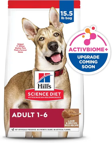 Vista 14 de Hill's Science Diet - Alimento seco para perros adultos 1-6, Nutrición Premium, con cordero y arroz integral, bolsa de 15.5 libras