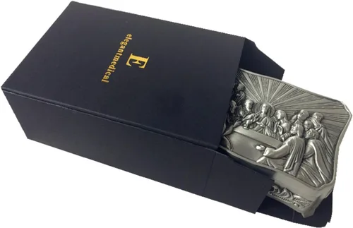 Vista 7 de elegantmedical Hecho a mano Bali plata esterlina cuentas cruz hecha a mano alambre envoltura de una década rosario pulsera caja de regalo
