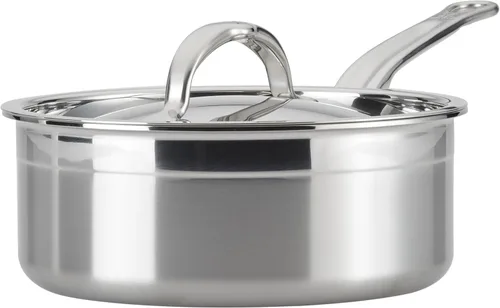 Vista 9 de Hestan - Colección ProBond - Sartén profesional de acero inoxidable revestido, compatible con placa de inducción, 1.5 cuartos de galón