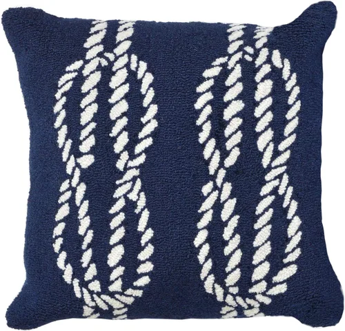 Vista 20 de Liora Manne Decorativo, insertos y fundas Ahoy azul marino, cojines de 18 x 18 pulgadas