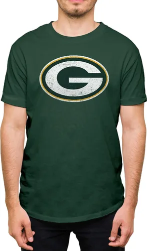 Vista 16 de Hybrid Sports NFL - Distressed Team Logo - Officially Licensed Adult Short Sleeve Fan Tee for Men & Women