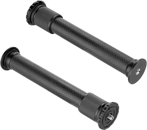 Vista 7 de Extensión de trípode de fibra de carbono Varilla de dos secciones Tubo extensor de columna central para estudio fotográfico Monopod DSLR Camera