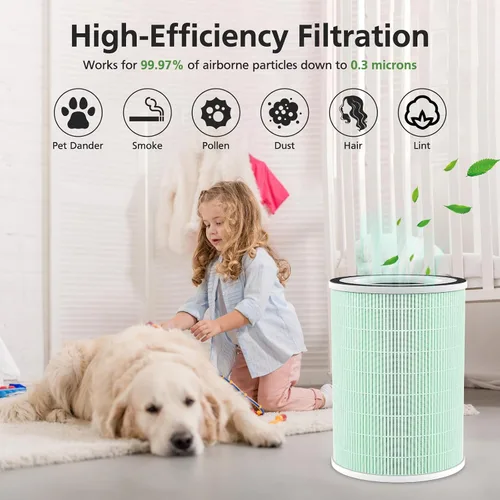 Vista 6 de Paquete de 2 filtros HEPA KILO para mascotas, compatibles con Afloia KILO, KILOPLUS, KILOPRO, MIRO, MIRO PRO y MORENTO MR-Kilo, Kalo Air Pur ifier