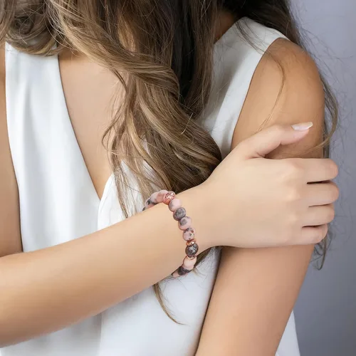Vista 3 de BABORI Bracelets for Women Anniversary Birthday Christmas Jewelry Gift for Women Protection Nature Stone Inspirational Bracelets for Mother Daughter