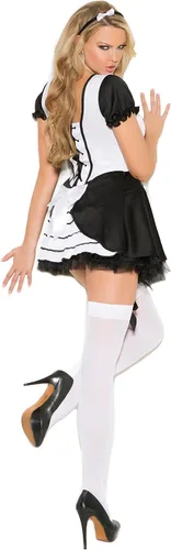 Vista 2 de Hotspot Disfraz sexy de sirvienta de disfraces de Halloween para juegos de rol, disfraz de cosplay