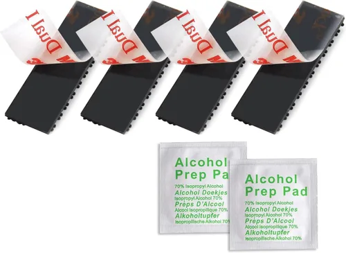 Vista 9 de EZ Pass/IPass/IZoom/SunPass Tiras de montaje 4 piezas (2 juegos), tiras adhesivas de doble bloqueo (4) Peel and Stick Adhesive Strips Dual Lock