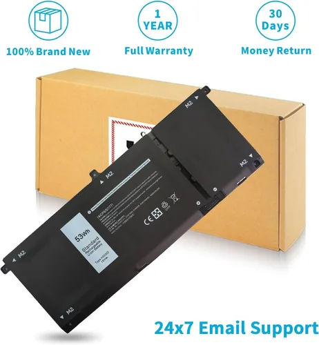 Vista 6 de H5CKD - Batería para laptop Dell Inspiron 7300 7306 7405 7500 2 en 1 7506 5501 5502 5300 5301 5400 5401 5402 5406 5408 5409 5509 Latitude 3410 3510