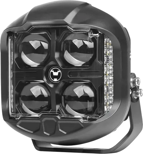 Vista 3 de Nueva luz todoterreno ámbar blanca para conducción (luz de 14 cm, 65 W, haz blanco)