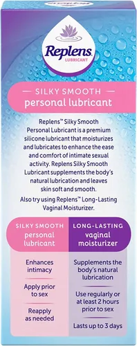 Vista 2 de Replens - Lubricante personal suave y sedoso, 2.7 fl oz (2.70 oz) Paquete de 2