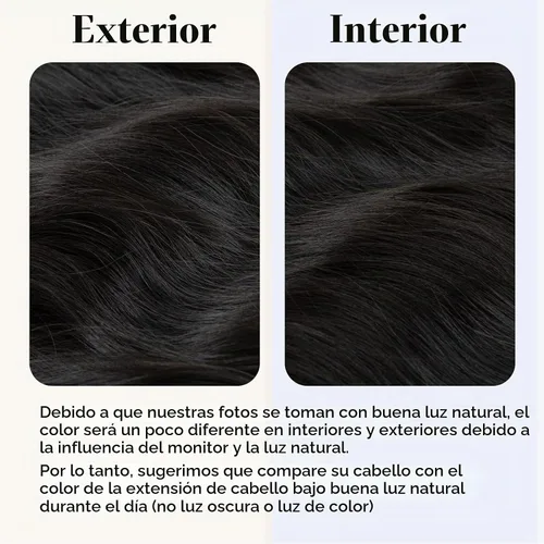 Vista 3 de SARLA Extensión de Cabello con Alambre Invisible con 3 Clips Pieza de Cabello Sintética Corta de Ondas de Playa Diadema Transparente Ajustable