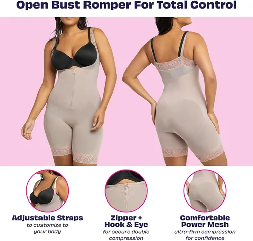Vista 4 de Maidenform Fajas colombianas Ultra Sculpts para mujer, ultra firme, busto abierto, faja moldeadora
