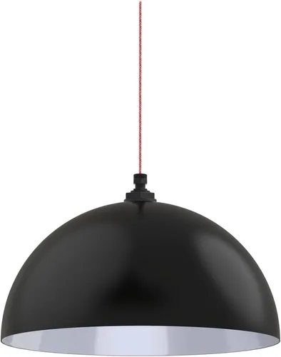 Vista 93 de Steel Lighting Co. Melrose - Lámpara colgante Montada en el techo Cúpula redonda de 18 pulgadas Estilo moderno contemporáneo de granja