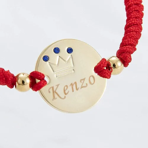 Vista 7 de Pulsera con nombre para bebé, regalo para bebé, plata de 14 quilates, chapado en oro, delicado nombre personalizado, regalo para recién nacido