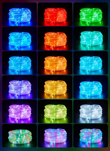 Vista 2 de Brightown Solar String Lights Outdoor Waterproof, 39FT 100LEDs, Multicolor M-color-1