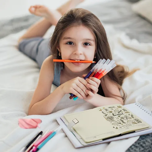 Vista 6 de CAGIE Juego de diario de bricolaje para niñas de 8 a 12 años, regalos para niñas de 9, 10 y 11 años, diario con candado para regalo de cumpleaños