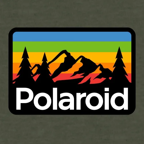 Vista 2 de Tee Luv Polaroid Mountains Graphic Tee Shirt